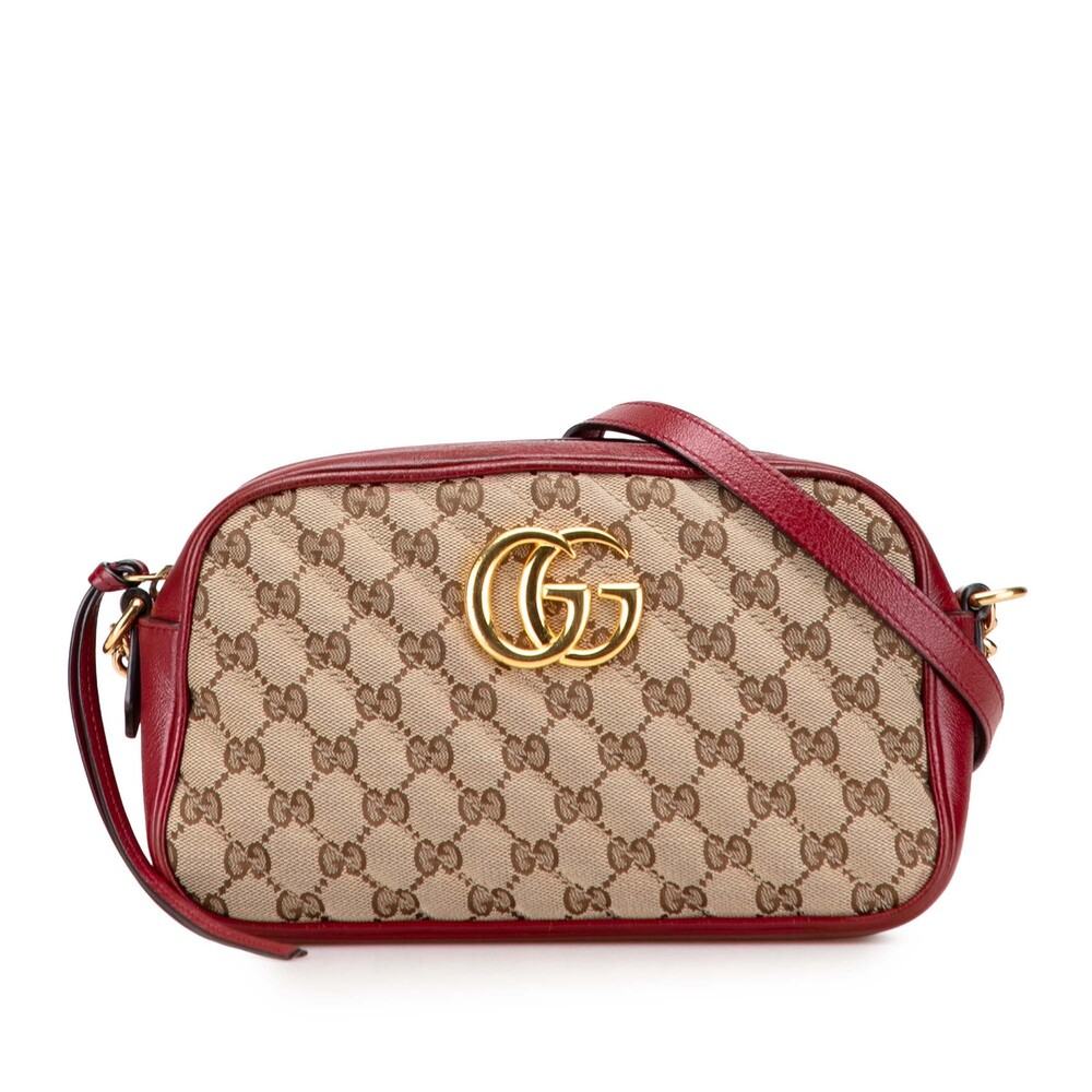 Gucci Small Gg Marmont Matelasse Canvas #317257G87B